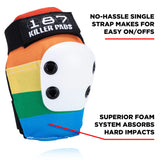 187 Slim Elbow Pad Rainbow