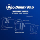 187 Pro Derby Knee Black/Blue