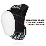 187 Pro Knee Black/White Cap